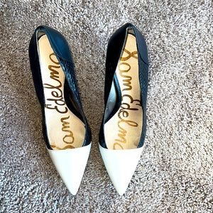 Sam Edelman black & white heels